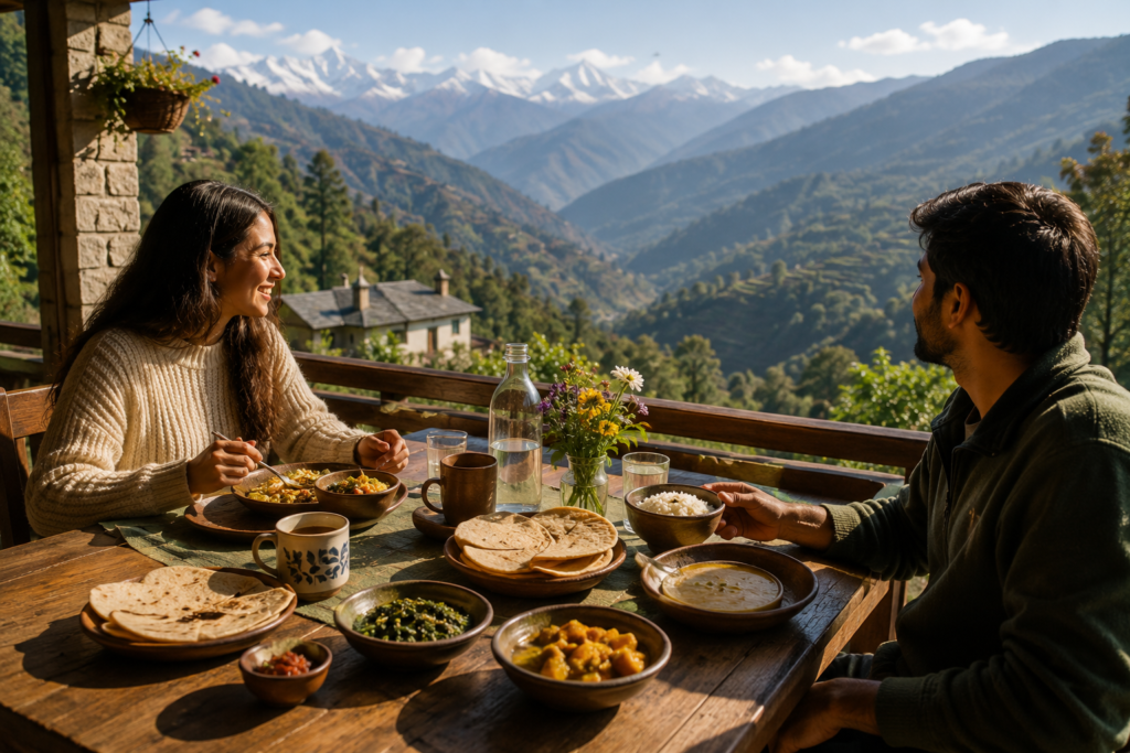 Farm-to-table dining and sustainable tourism in India